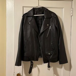 Like new Theory leather jacket